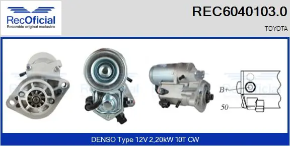Motor de arranco Toyota Hilux  N ao melhor preço