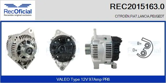 Gerador Citroen ZX  N2 ao melhor preço