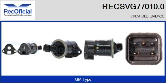 Válvula EGR de recirculação dos gases Chevrolet Lacetti J200 ao melhor preço