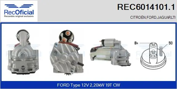  para Ford Mondeo III (B4Y)