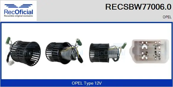 Motor de ventilador de forno (de aquecedor de salão) Opel Corsa  S83 ao melhor preço