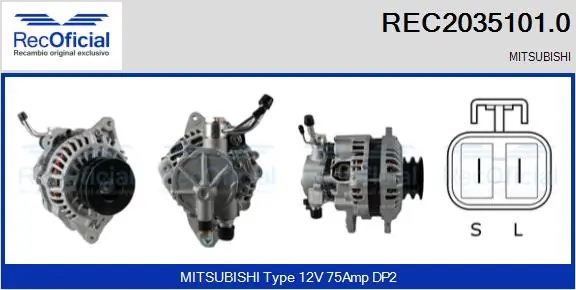 Gerador Mitsubishi L 200 K60, K70 ao melhor preço