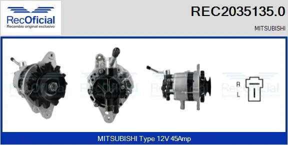 Gerador Mitsubishi L 300 L03P, L02P ao melhor preço