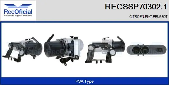 1629095280 Peugeot/Citroen Bomba da Direção hidrâulica assistida