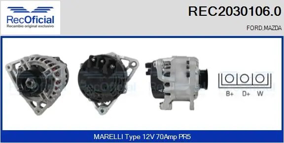 Gerador Ford Escort  ANL ao melhor preço
