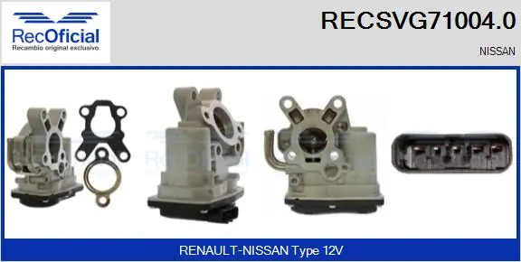 Válvula EGR de recirculação dos gases para Renault Trucks Mascott HH
