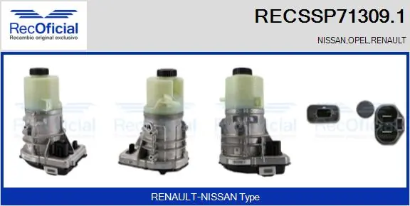 Bomba da Direção hidrâulica assistida Renault Trafic III EG ao melhor preço