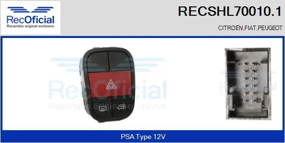 RECSHL700101 Recoficial
