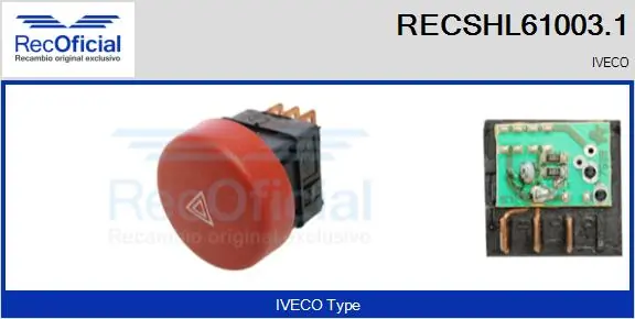 Compre CI49028 Magneti Marelli Botão de ativação do sinal de emergência