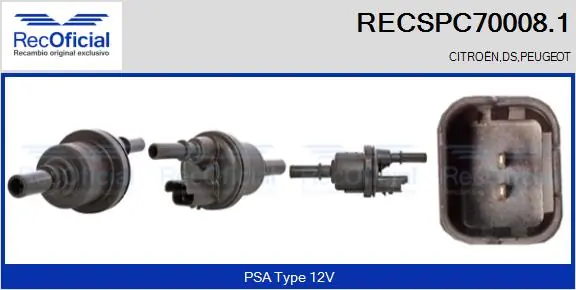 Válvula PCV de ventilação dos gases de cárter Peugeot 301   ao melhor preço