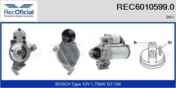 Motor de arranco BMW 7  G11, G12 ao melhor preço