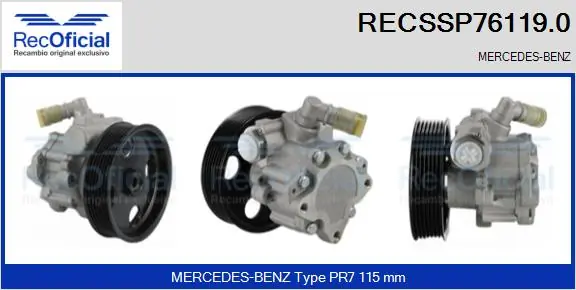 Bomba da Direção hidrâulica assistida Mercedes ML/GLE  W164 ao melhor preço