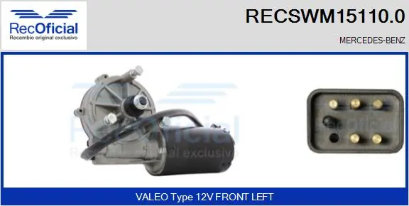 Motor de limpador pára-brisas do pára-brisas Mercedes C  W202 ao melhor preço