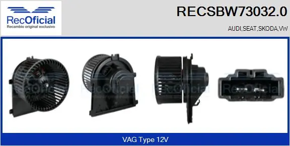 Motor de ventilador de forno (de aquecedor de salão) Seat Leon  1M1 ao melhor preço