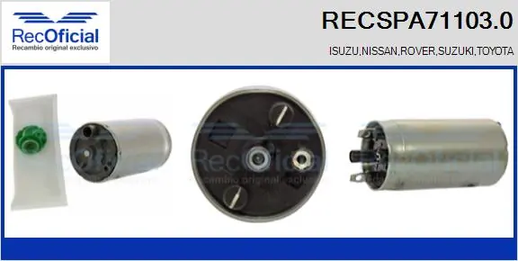 Bomba de combustível elétrica submersível Nissan Terrano II R20 ao melhor preço