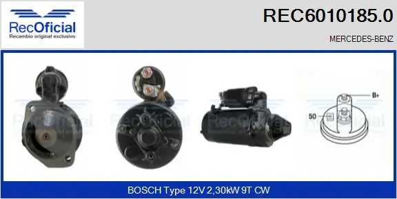 Motor de arranco Mercedes E  C123 ao melhor preço