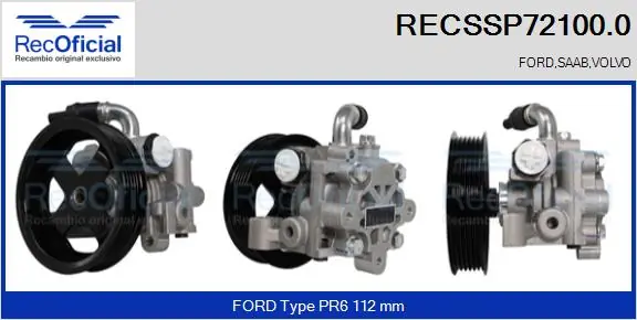 Bomba da Direção hidrâulica assistida Ford Connect  TC7 ao melhor preço