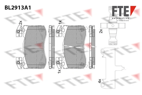 Compre 58101J5A55 Hyundai/Kia Sapatas do freio dianteiras de disco