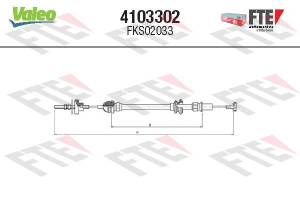 Cabo de embraiagem Beca Cables 707053 preço, a partir de 15,03 USD