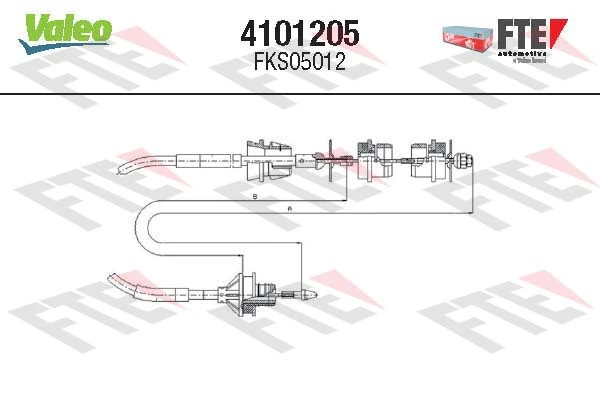 Cabo de embraiagem 105007 Beca Cables