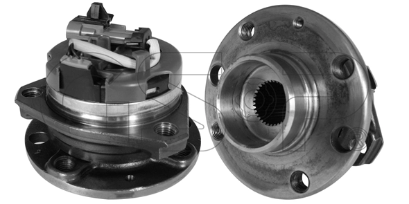 Cubo dianteiro 1623953080 Peugeot/Citroen