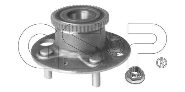 Cubo traseiro para Honda Civic ES, ET