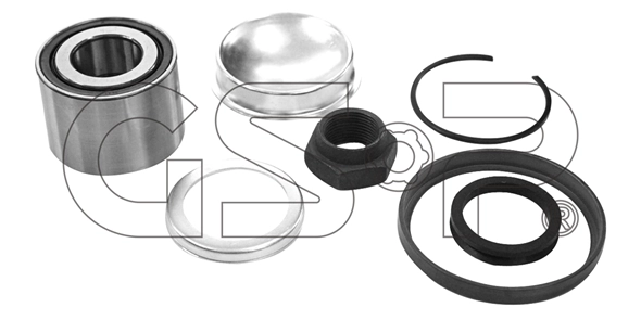  Rolamento de cubo traseiro Citroen C2 hatchback (JM) (2003 - 2008) 