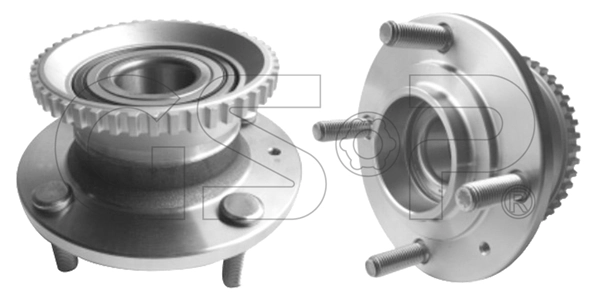Cubo traseiro para Hyundai Sonata II 
