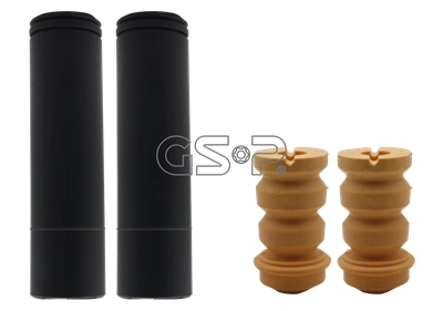 Pára-choque (grade de proteção) de amortecedor traseiro + bota de proteção para Renault Clio II SB0
