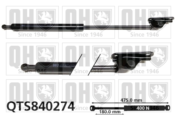 8192559 PLUS AFTERMARKET Amortecedor de tampa de porta-malas (de 3ª/5ª porta traseira)