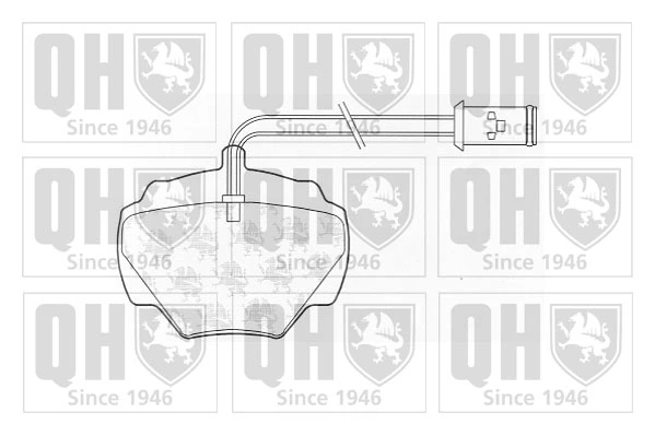 Sapatas do freio traseiras de disco para Land Rover Discovery II LJ ,LT