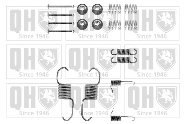 Kit de montagem das sapatas traseiras de tambor para Mitsubishi L 200 K4T