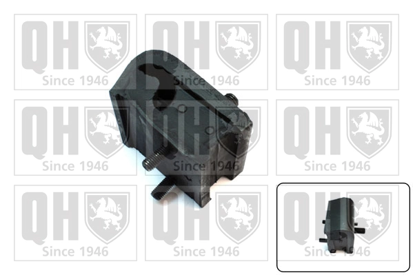 Coxim (suporte) traseiro de motor Volkswagen Golf I 155