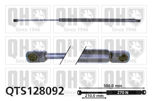 Amortecedor de tampa de porta-malas (de 3ª/5ª porta traseira) PLUS AFTERMARKET 9534ABD