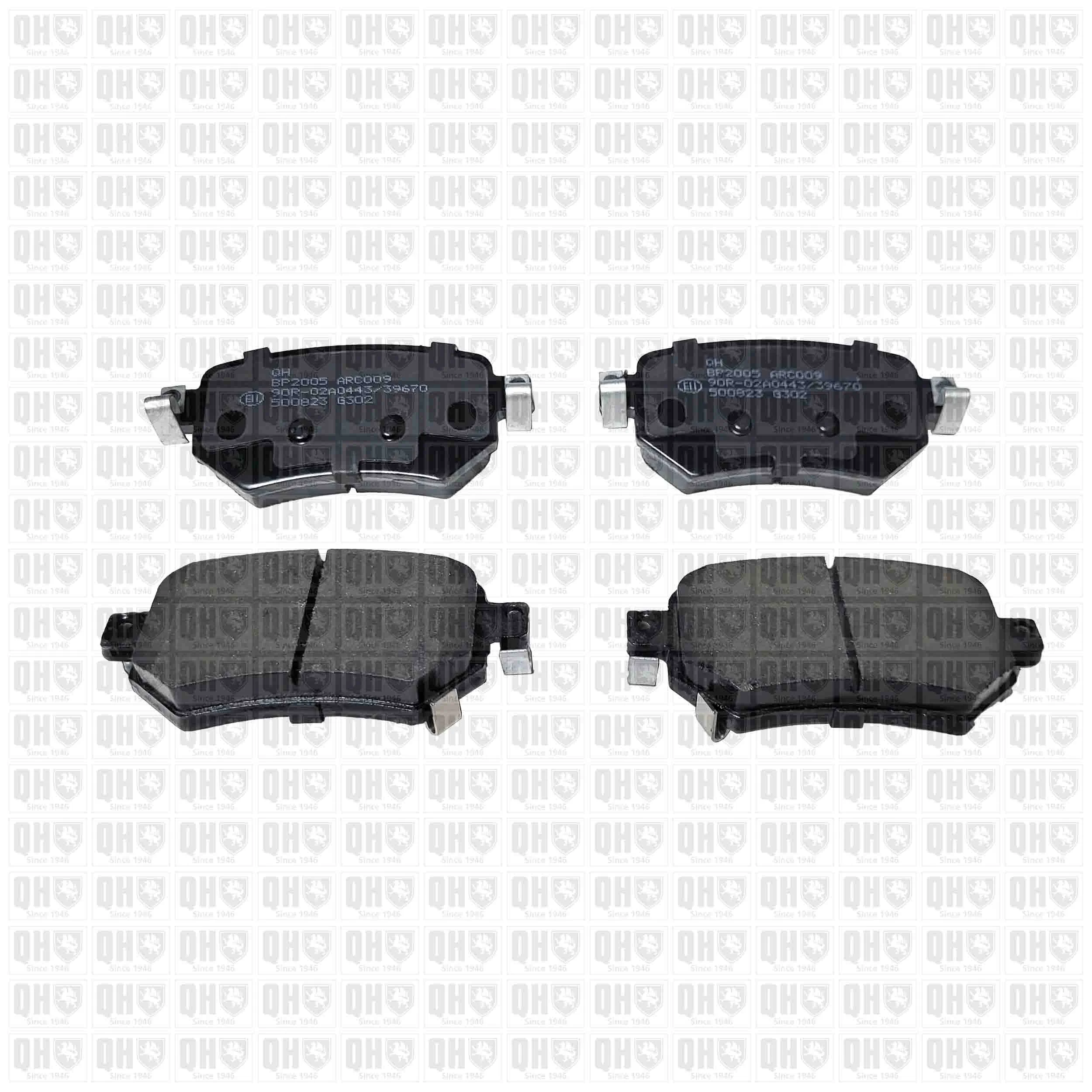 Sapatas do freio traseiras de disco GMY02643Z Mazda