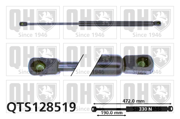  Amortecedor de tampa de porta-malas (de 3ª/5ª porta traseira) Fiat Punto II hatchback (188) (1999 - 2012) II