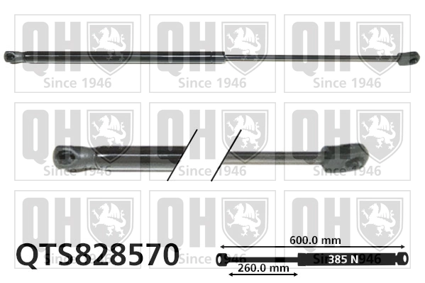 Amortecedor de tampa de porta-malas (de 3ª/5ª porta traseira) Ford Focus III CB8