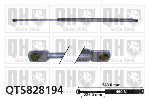 Amortecedor de tampa de porta-malas (de 3ª/5ª porta traseira) Mercedes B  W245