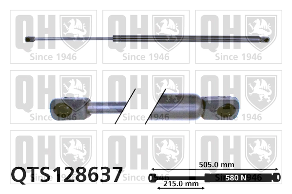 Amortecedor de tampa de porta-malas (de 3ª/5ª porta traseira) Renault 19 I S53