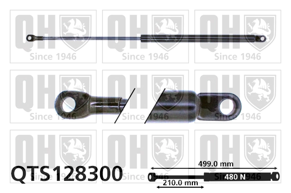 Amortecedor de tampa de porta-malas (de 3ª/5ª porta traseira) Tuff Support 612477 preço, a partir de 19,24 USD