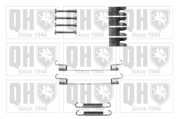 Kit de montagem das sapatas traseiras de tambor para Nissan Note  E11