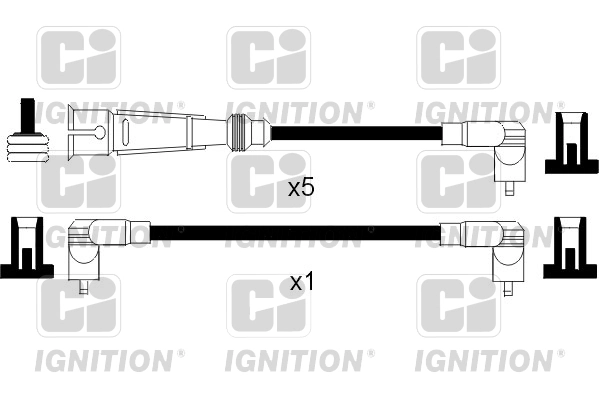 Fios de alta voltagem, kit para Volkswagen Transporter T4 70B, 70C, 7DB, 7DK, 70J, 70K, 7DC, 7DJ