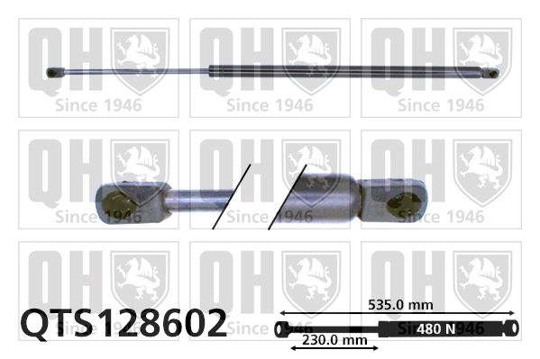 Amortecedor de tampa de porta-malas (de 3ª/5ª porta traseira) 247519A1 Case