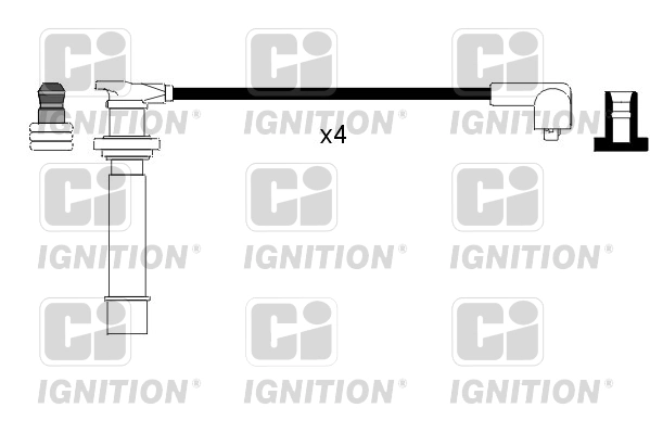 Fios de alta voltagem, kit para Nissan Primera  P10