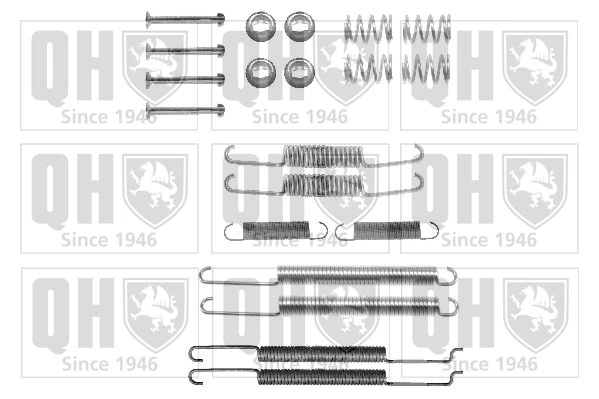 Kit de montagem das sapatas traseiras de tambor Audi 100 preço, a partir de 7,65 USD