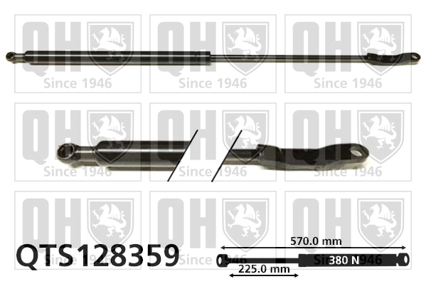 Amortecedor de tampa de porta-malas (de 3ª/5ª porta traseira) para Volkswagen Passat B2 32B