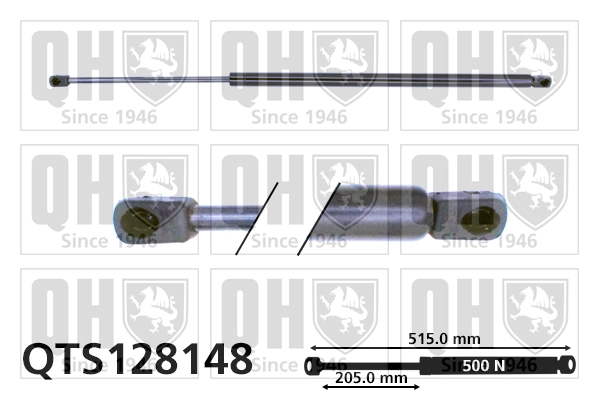  Amortecedor de tampa de porta-malas (de 3ª/5ª porta traseira) Seat Toledo I sedan (1L) (1991 - 1999) I
