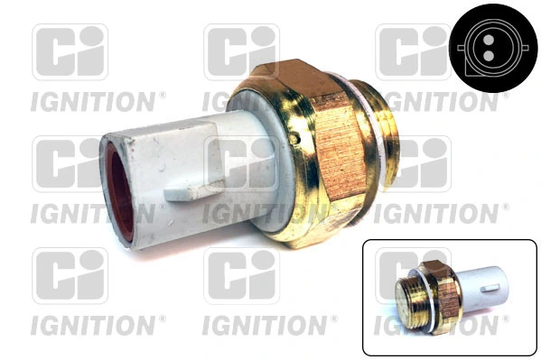 Sensor de temperatura do fluido de esfriamento (de ativação de ventilador do radiador) Ford Fiesta COURIER J5S, J3S