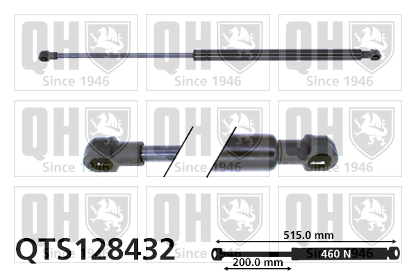 8506621 Kraft Amortecedor de tampa de porta-malas (de 3ª/5ª porta traseira)