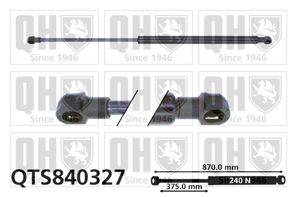 Amortecedor de tampa de porta-malas (de 3ª/5ª porta traseira) Seat Toledo III 5P2